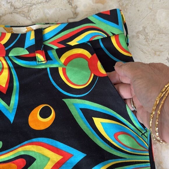 Loudmouth Bermuda Golf Shorts - Shagadelic  Black - Picture 8 of 13